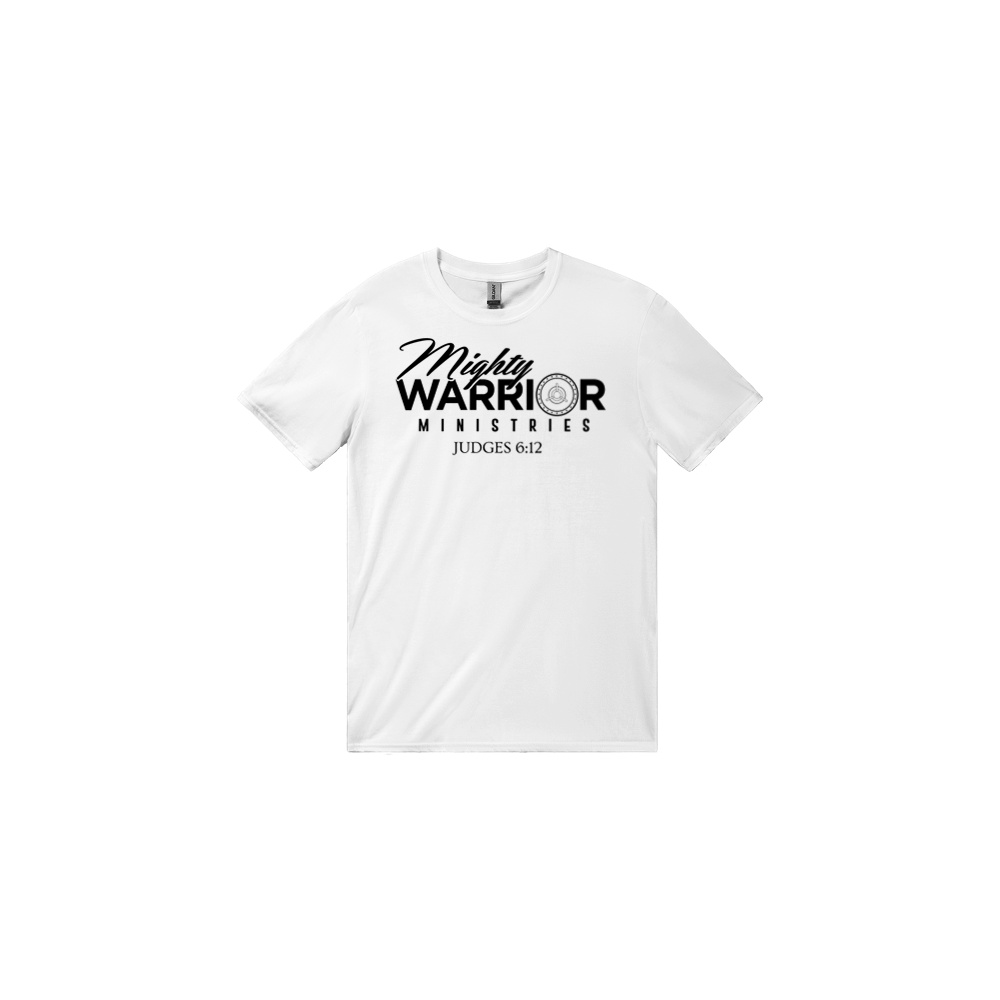 Mighty Warriors Signature T Shirt W/Bible Verse Ref.