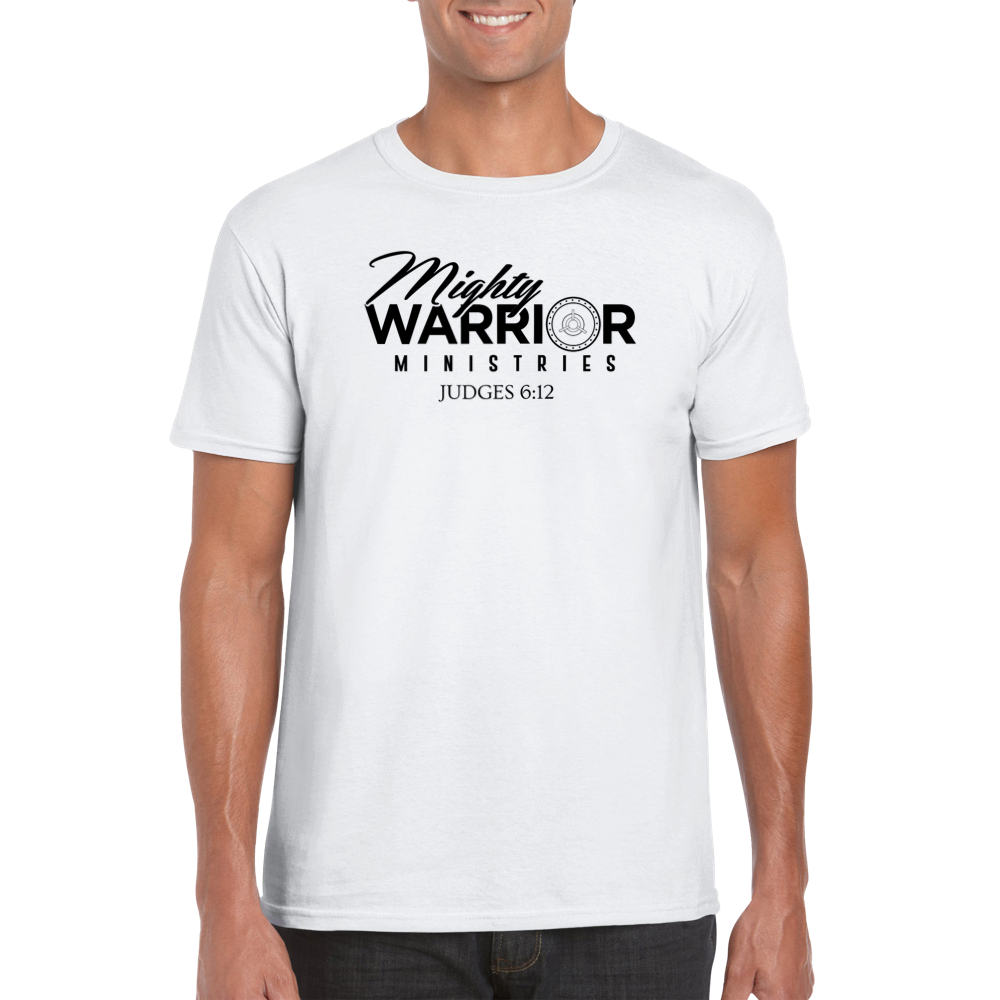 Mighty Warriors Signature T Shirt W/Bible Verse Ref.